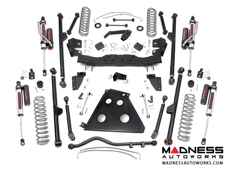 Jeep Wrangler JK Unlimited Long Arm Suspension Kit w/Vertex Reservoir ...